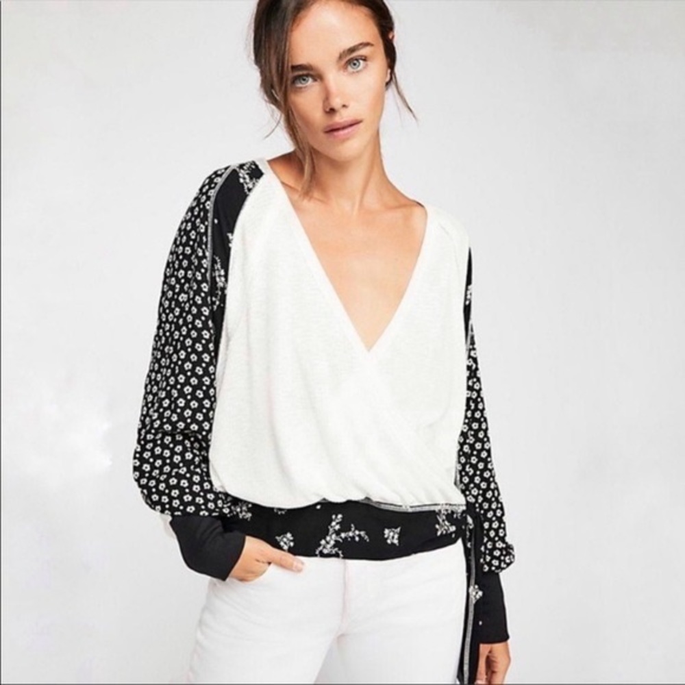 Free People Auxton Thermal in Ivory Combo